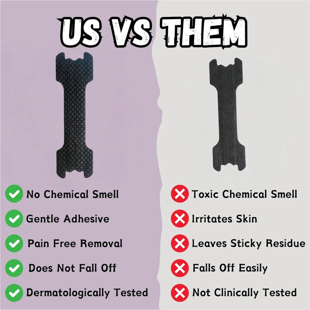 30/60PCS Nasal Strips – Extra Strength Anti-Snoring Relief for Better Sleep