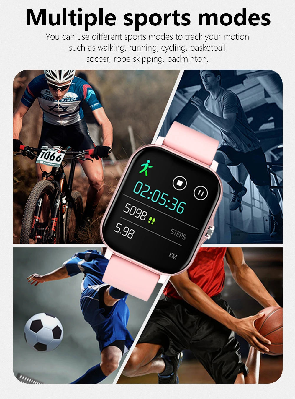 2025 Smart Watch with Bluetooth Calls, Fitness Tracking, and Heart Rate Monitor – 1.83'' Display