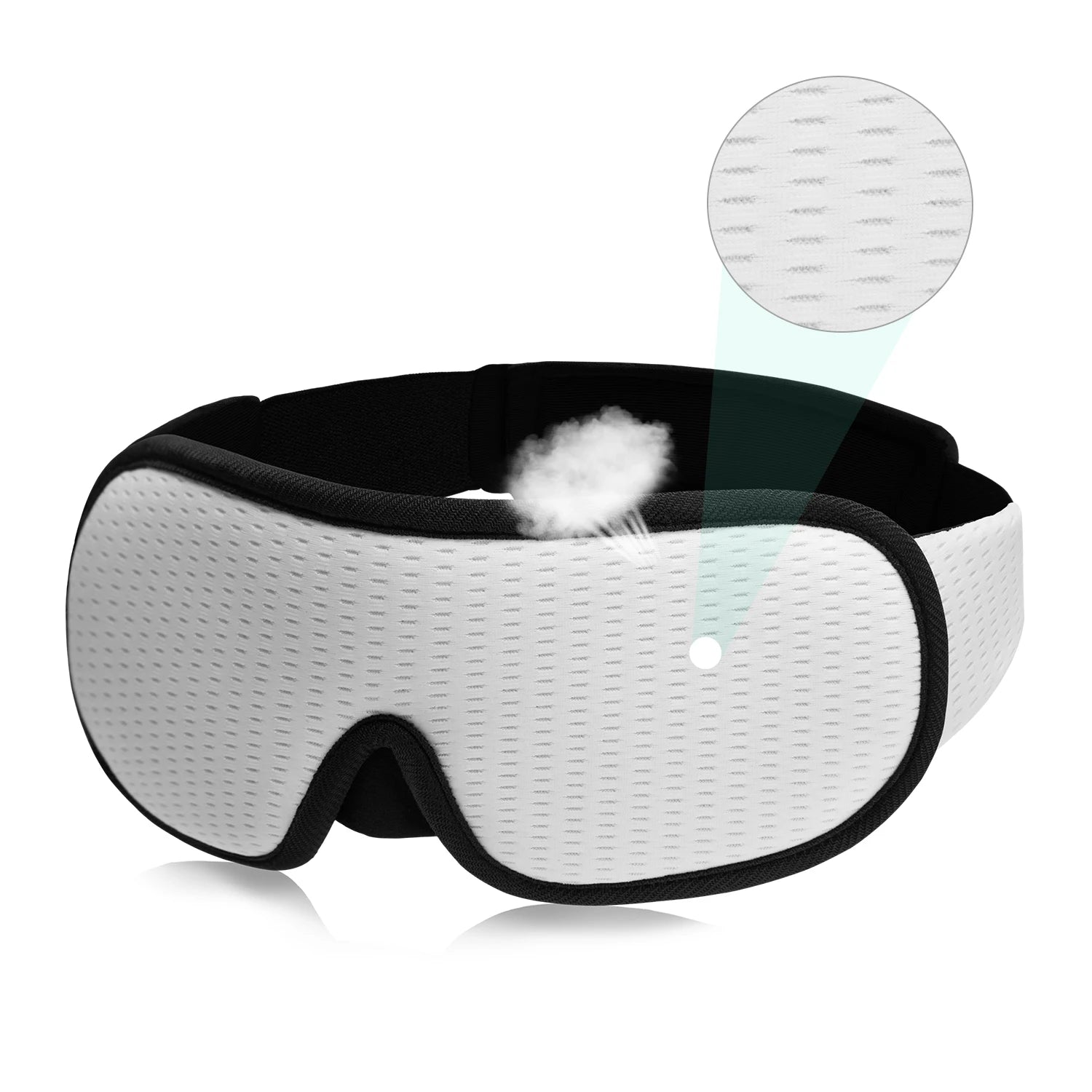 3D Padded Sleep Mask – Light Blocking Eyeshade Eyepatch