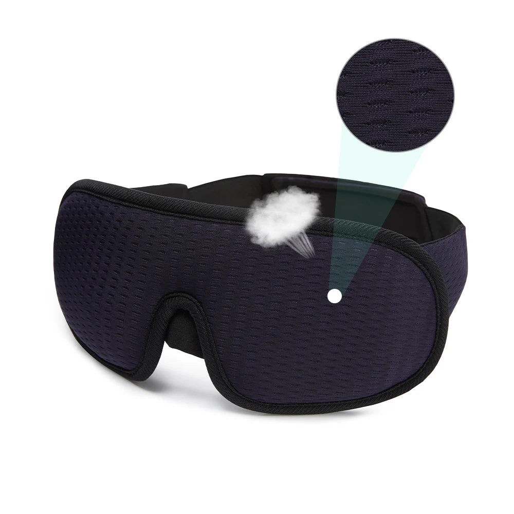 3D Padded Sleep Mask – Light Blocking Eyeshade Eyepatch