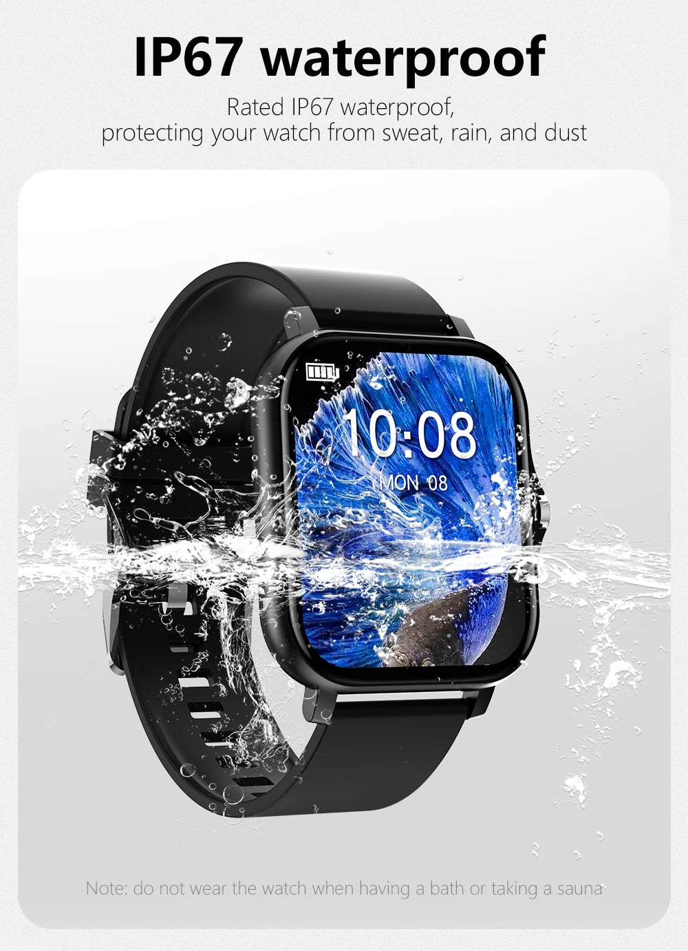 2025 Smart Watch with Bluetooth Calls, Fitness Tracking, and Heart Rate Monitor – 1.83'' Display