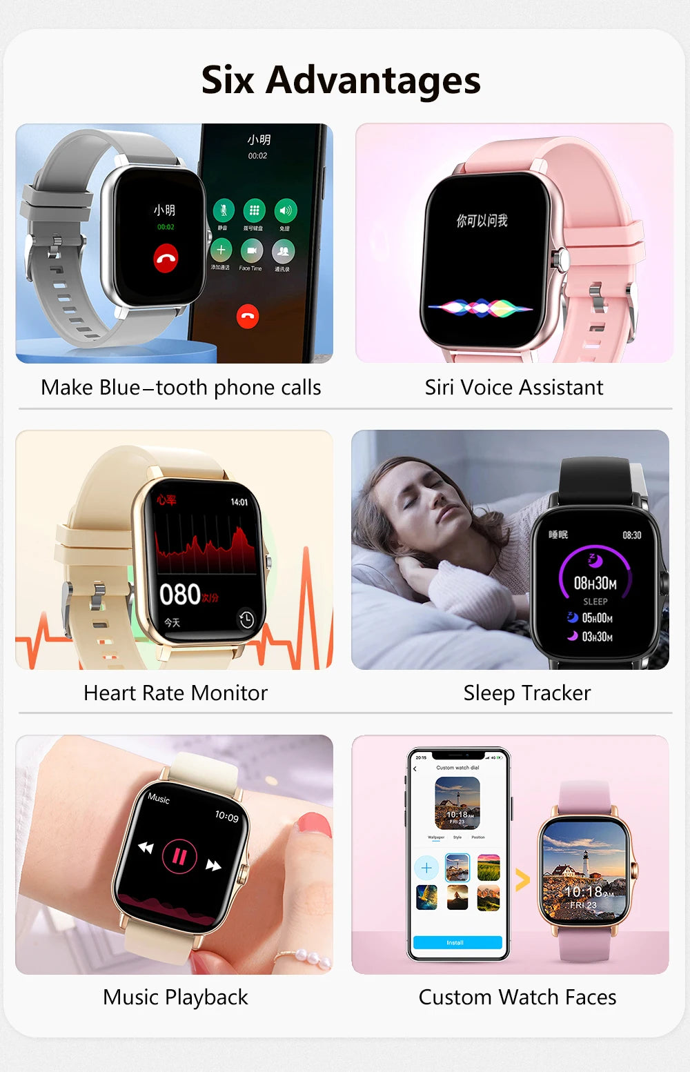 2025 Smart Watch with Bluetooth Calls, Fitness Tracking, and Heart Rate Monitor – 1.83'' Display
