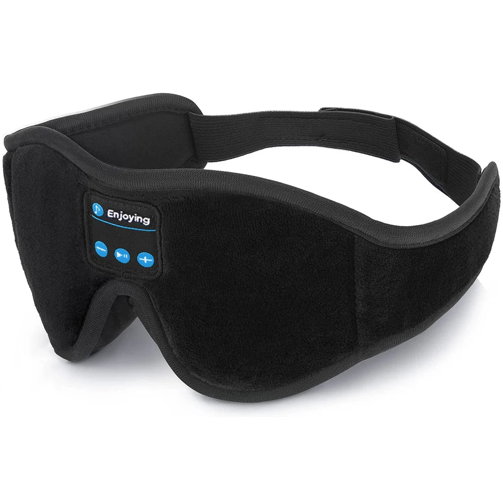 Bluetooth Sleep Mask with Built-in HD Headphones and 3D Eye Cover