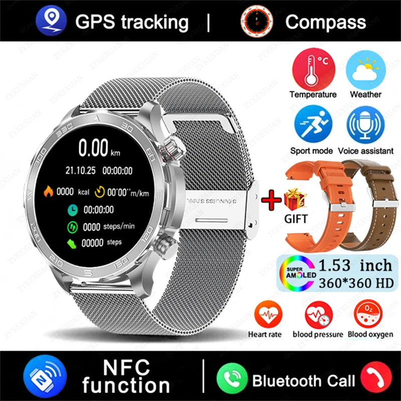 2025 GPS Bluetooth Call Smartwatch