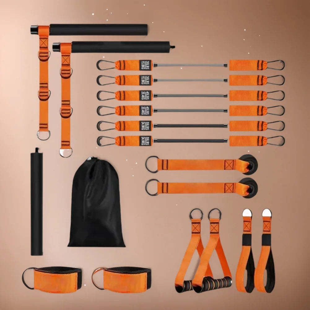 Pilates Bar Kit with Resistance Bands