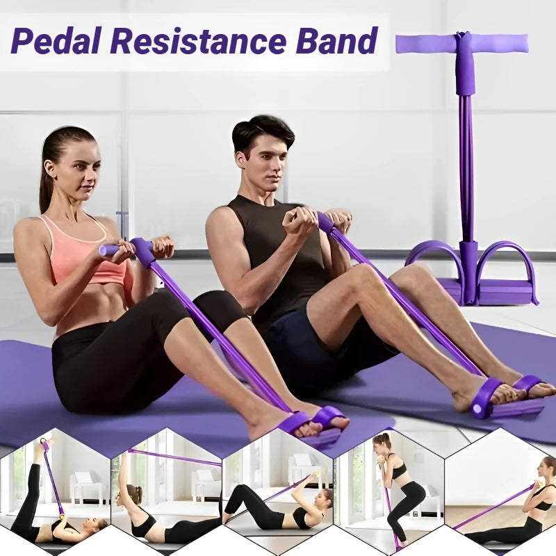 Four-Tube Pedal Resistance Band