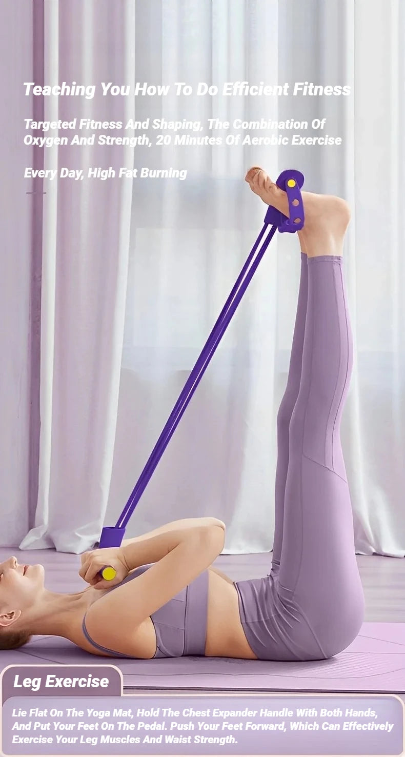 Four-Tube Pedal Resistance Band