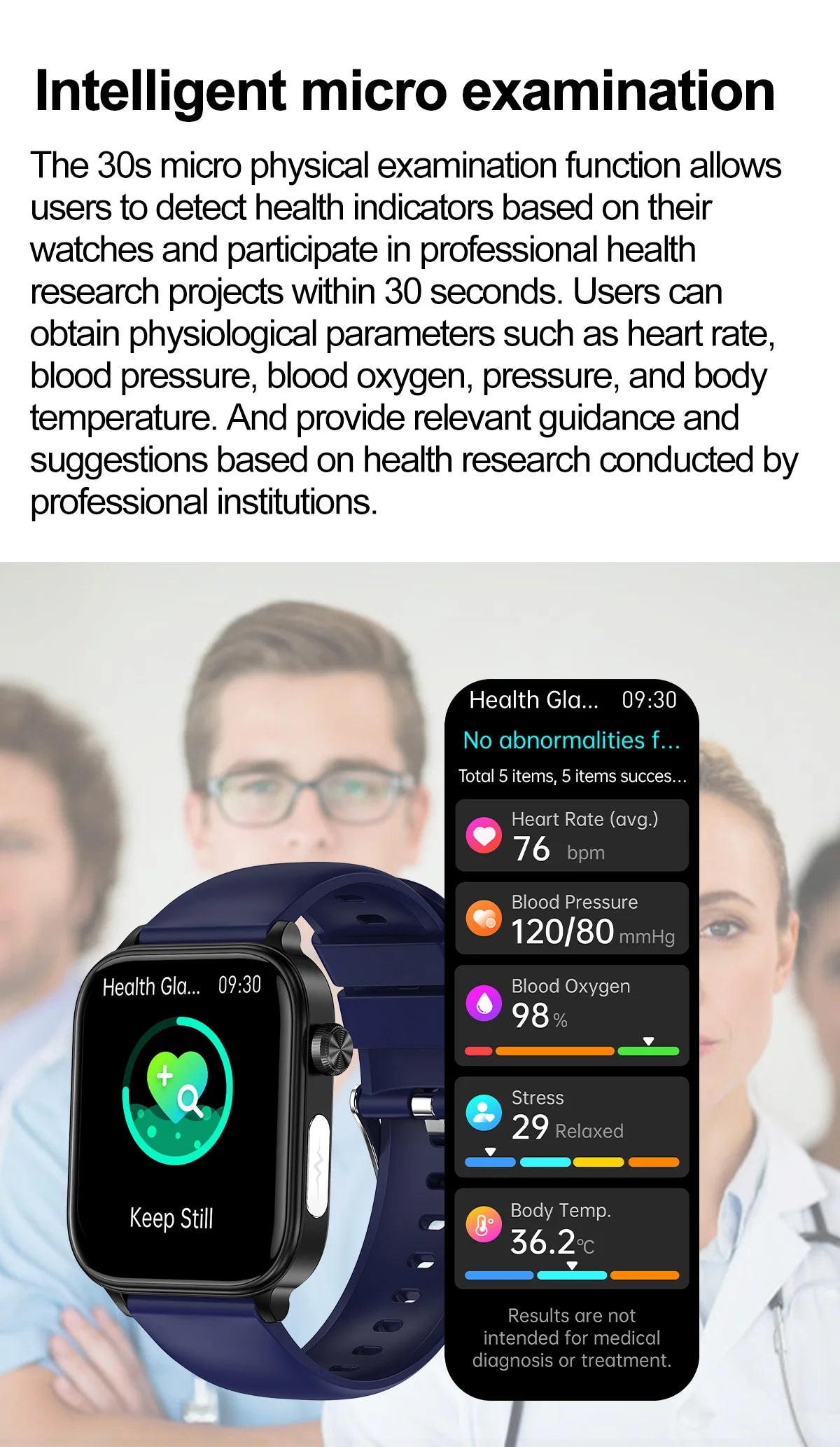 2025 ECG+PPG Smart Watch – Women’s Health & Vital Signs Tracker