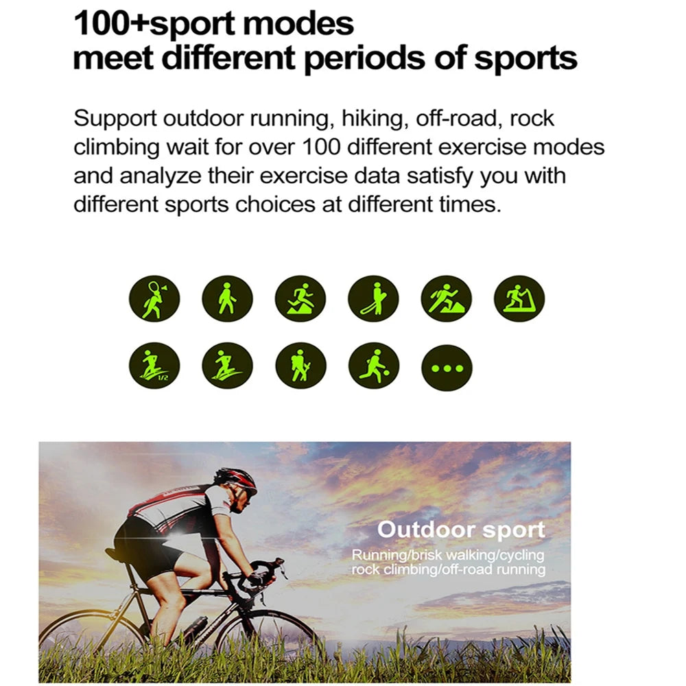 Men’s NFC GPS Smartwatch with Bluetooth Calls & 120+ Sports Modes