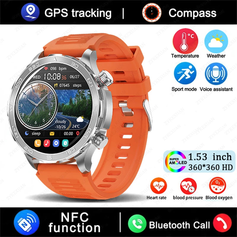2025 GPS Bluetooth Call Smartwatch