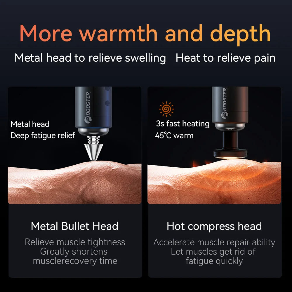 Booster Electric Massage Gun – Smart Fascia Muscle Relaxation