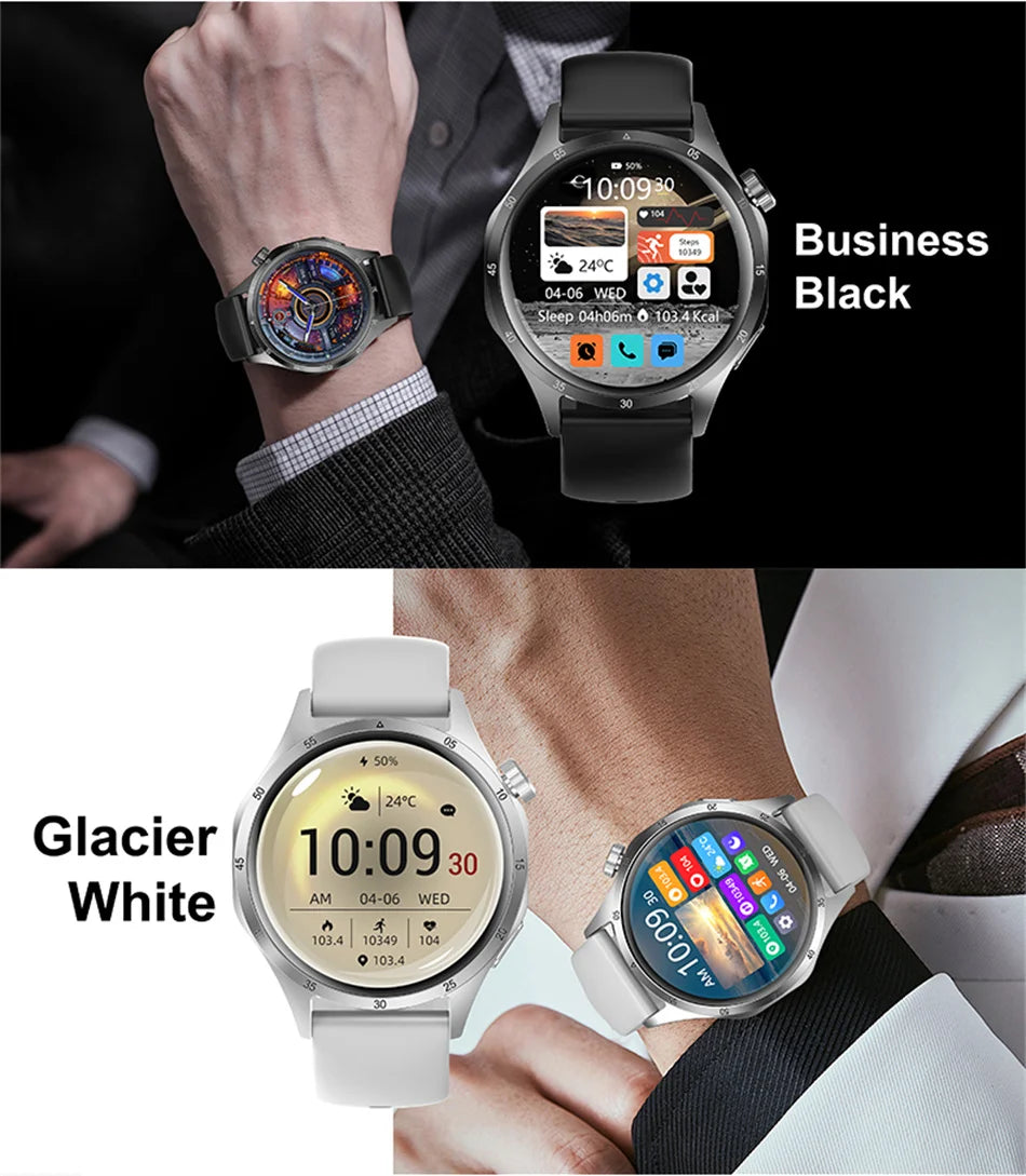GT5 PRO GPS Sports Smartwatch with AMOLED HD Display & Bluetooth Call