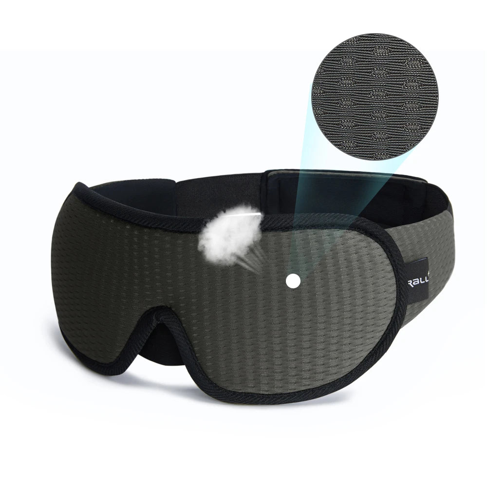 3D Padded Sleep Mask – Light Blocking Eyeshade Eyepatch