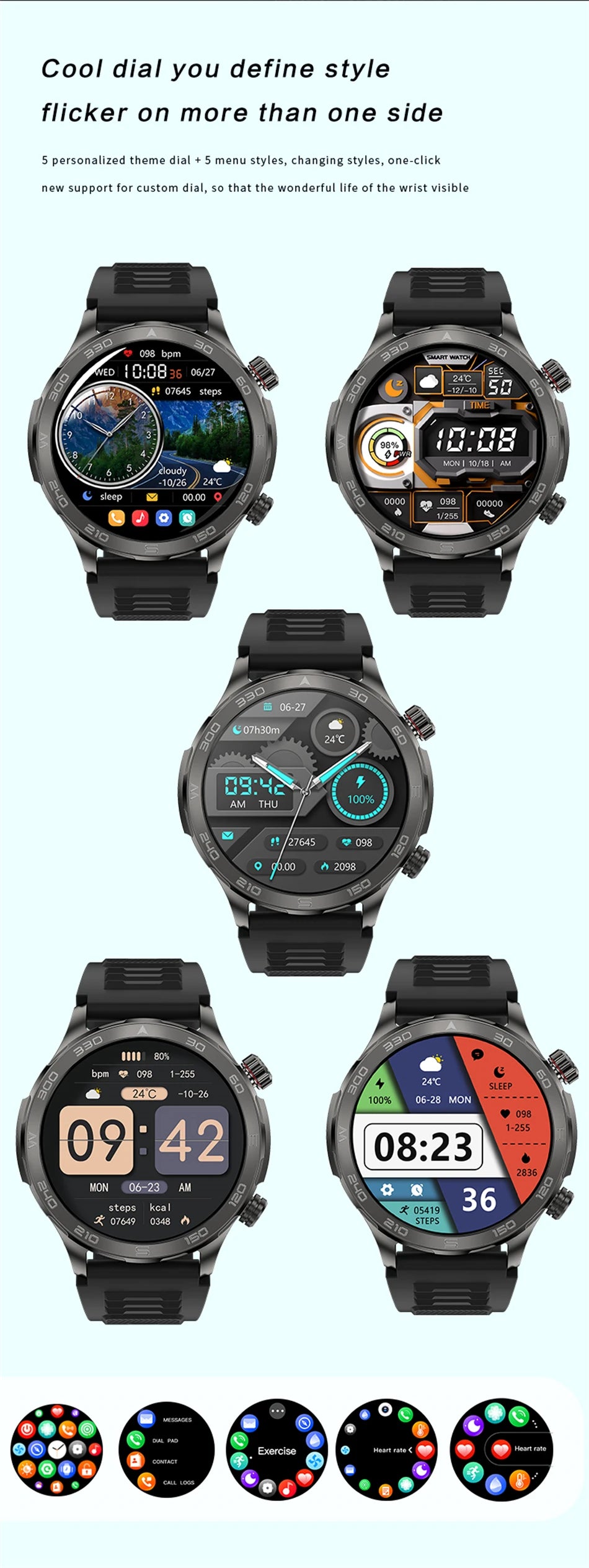 2025 GPS Bluetooth Call Smartwatch