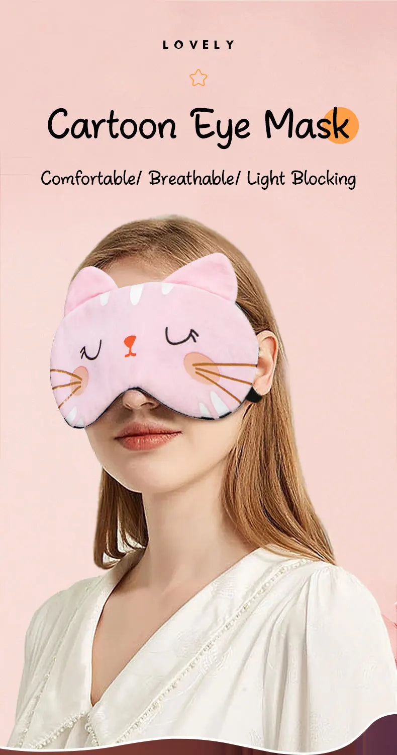 Sleeping Eye Mask – Travel & Relax Eyeshade for Women
