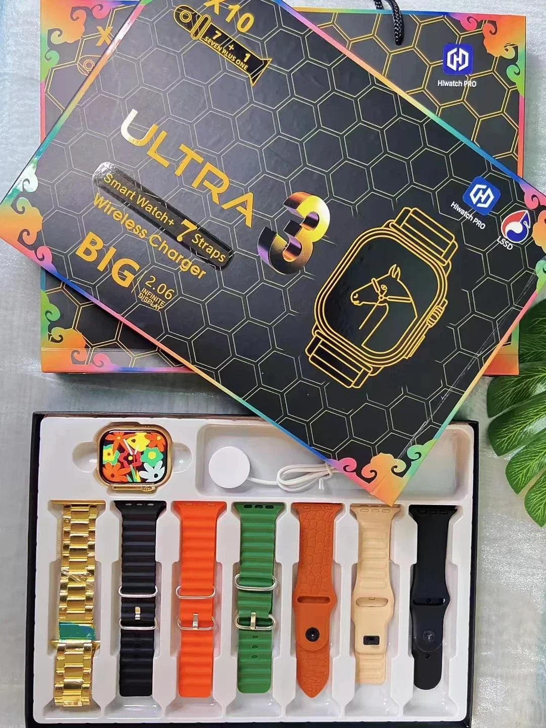 7+1 X10 Ultra Smart Watch – 3 Sports Modes, Bluetooth Calling