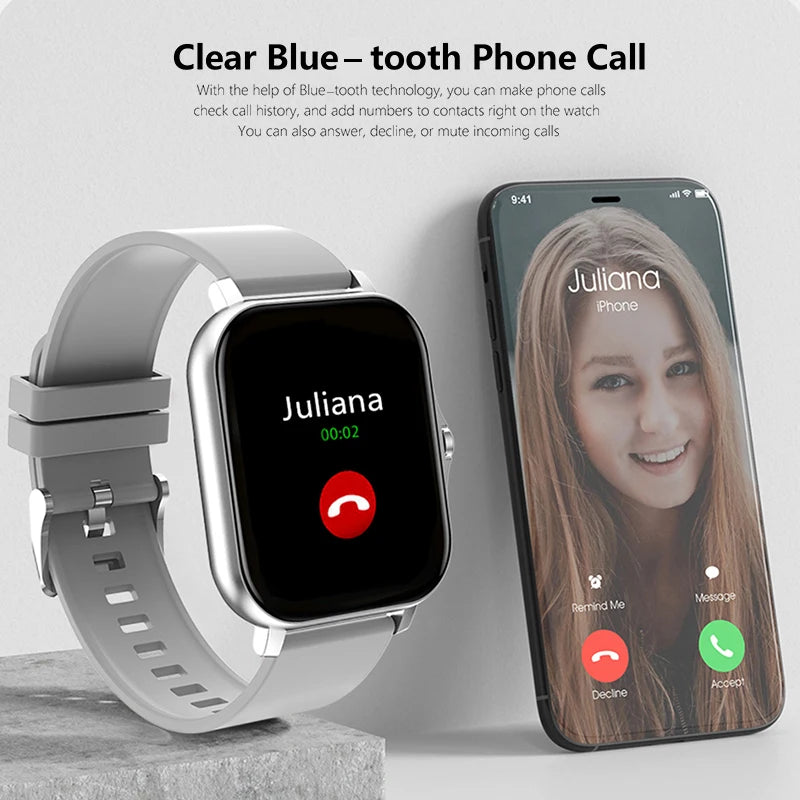 2025 Smart Watch with Bluetooth Calls, Fitness Tracking, and Heart Rate Monitor – 1.83'' Display