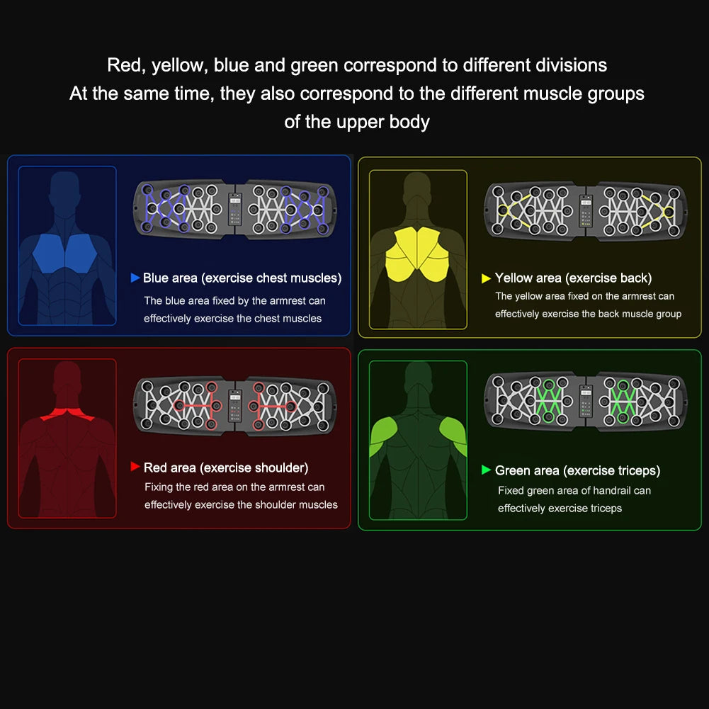 Foldable Push-Up Board – Multifunctional Portable Fitness Trainer