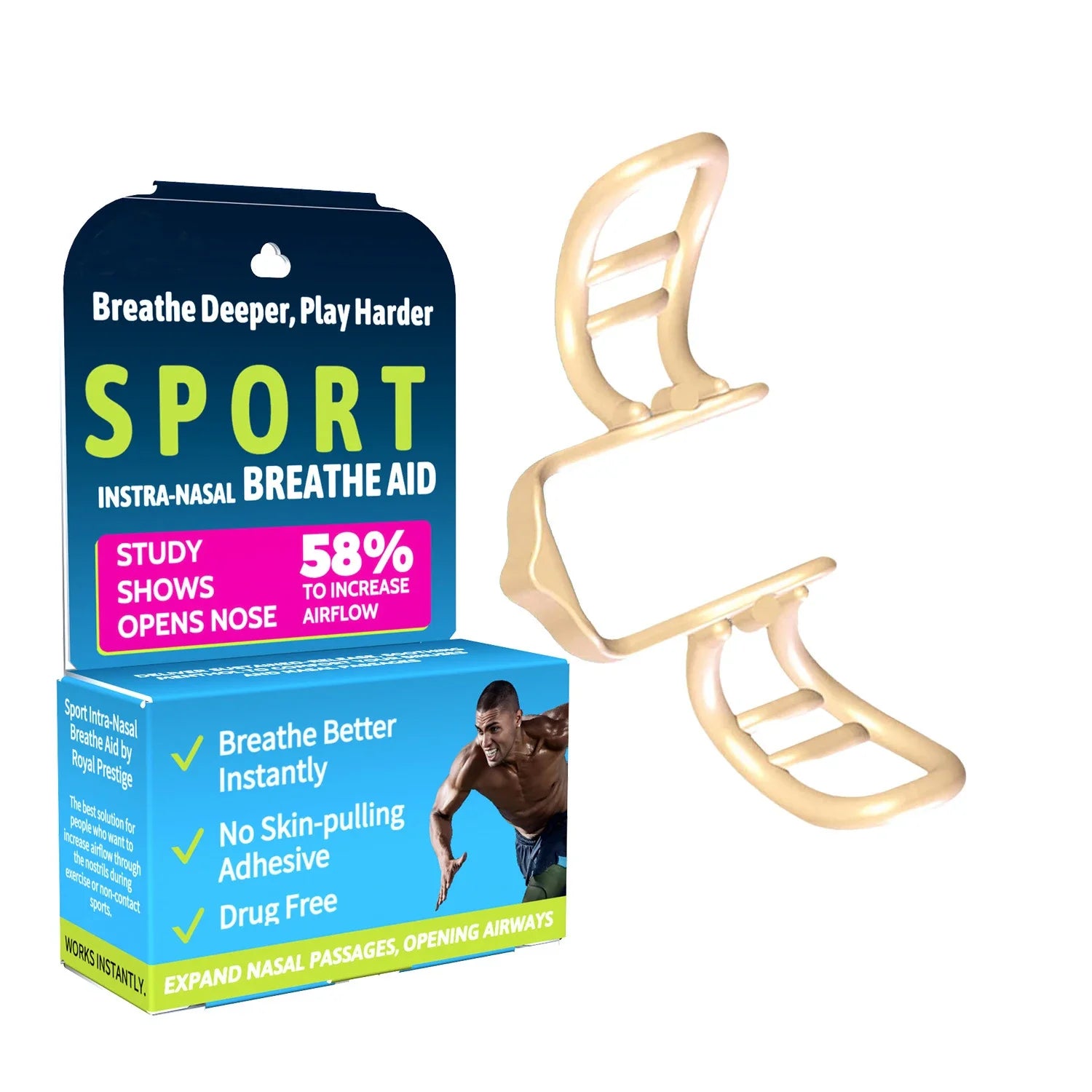 Anti-Snore Nasal Dilator – Silicone Nose Clip for Better Sleep