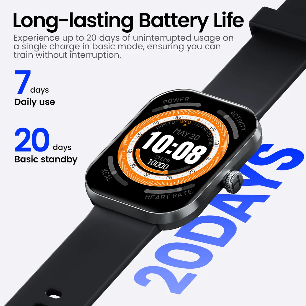 HAYLOU S6 Smart Watch – Voice Calling & Health Monitoring