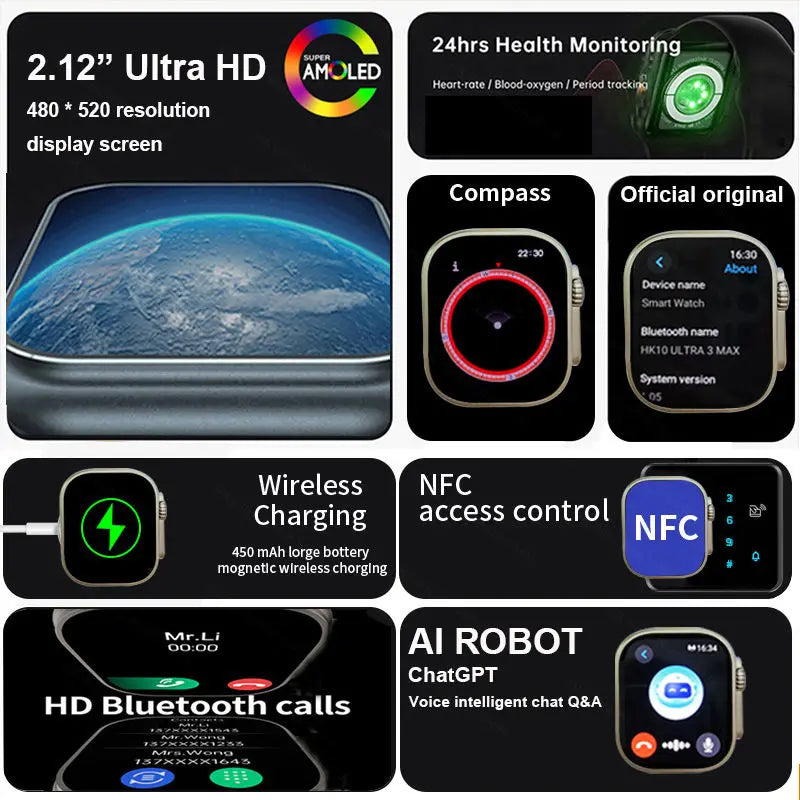 HK10 ULTRA 3 MAX Smartwatch