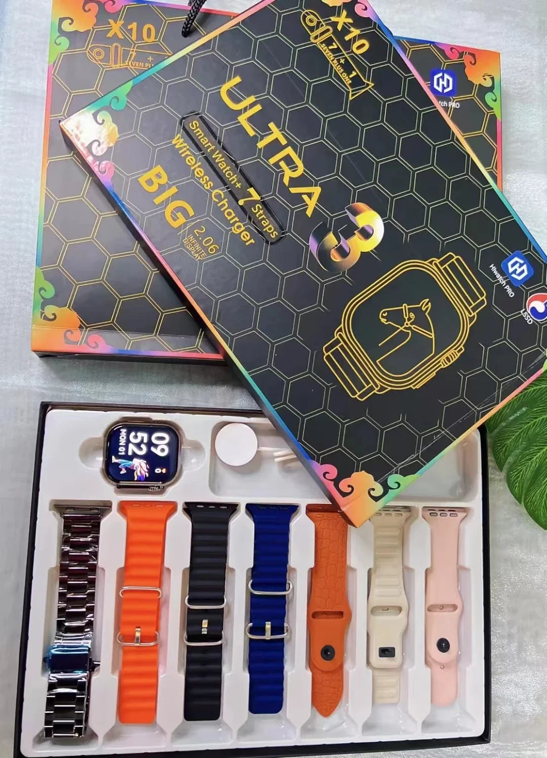 7+1 X10 Ultra Smart Watch – 3 Sports Modes, Bluetooth Calling