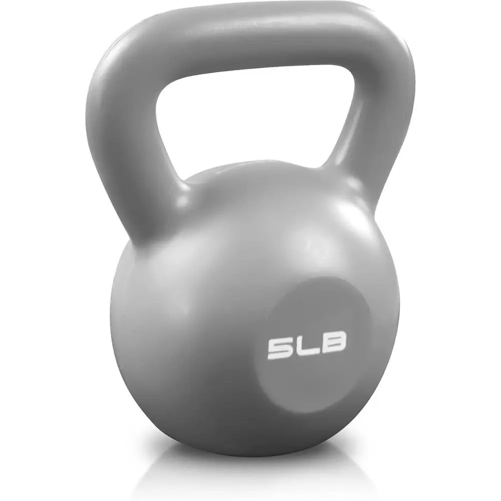 5lbs Kettlebell – Vinyl Coated Strength Training Weight for Home Gym