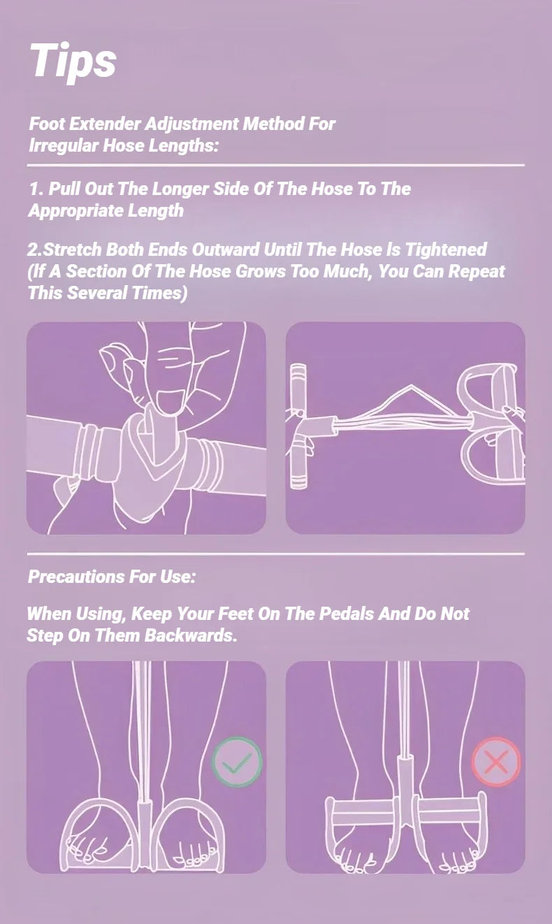 Four-Tube Pedal Resistance Band