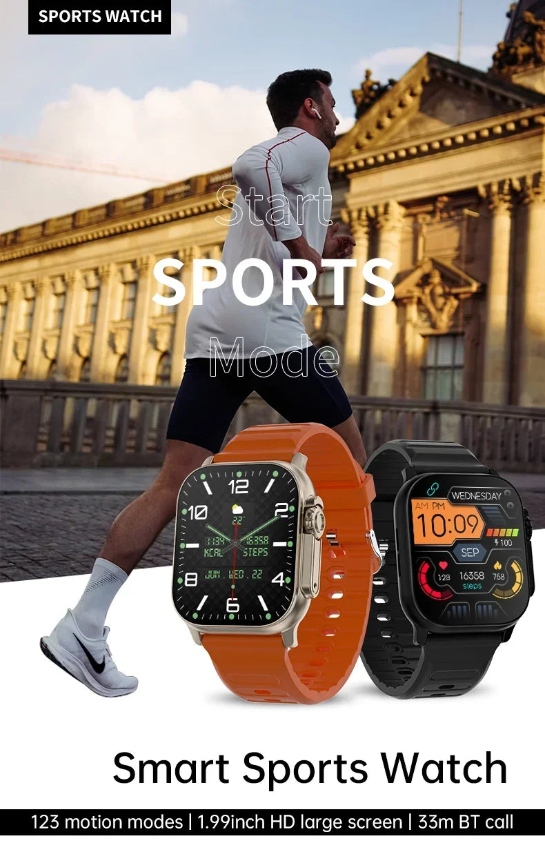 2025 T900 Ultra 2 Smart Watch – 49mm AMOLED, NFC & Waterproof