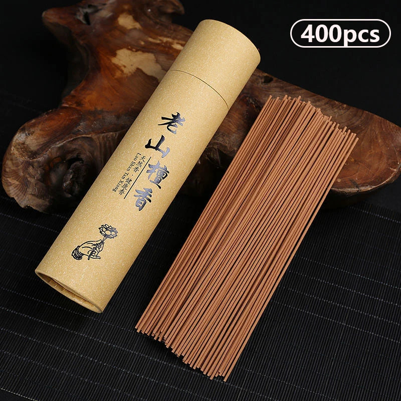 400pcs Natural Sandalwood Incense Sticks – Prayer & Meditation