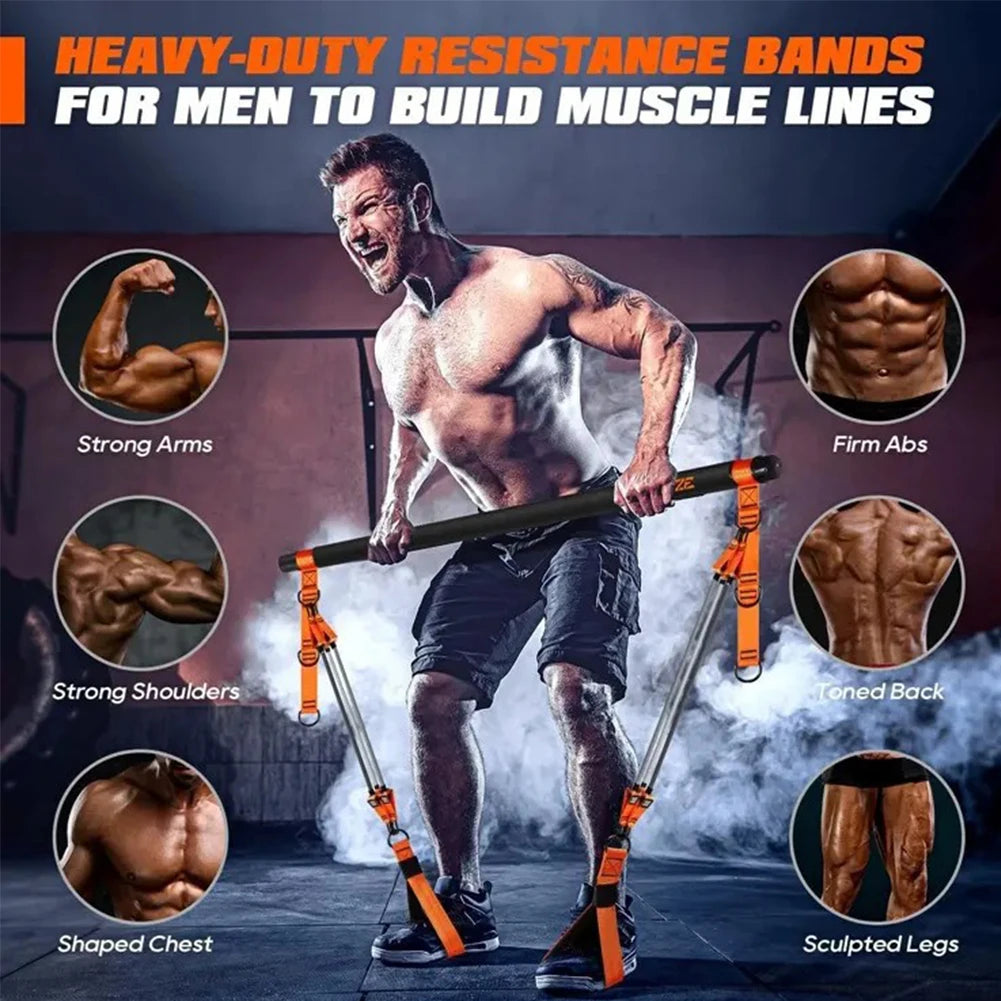 Pilates Bar Kit with Resistance Bands