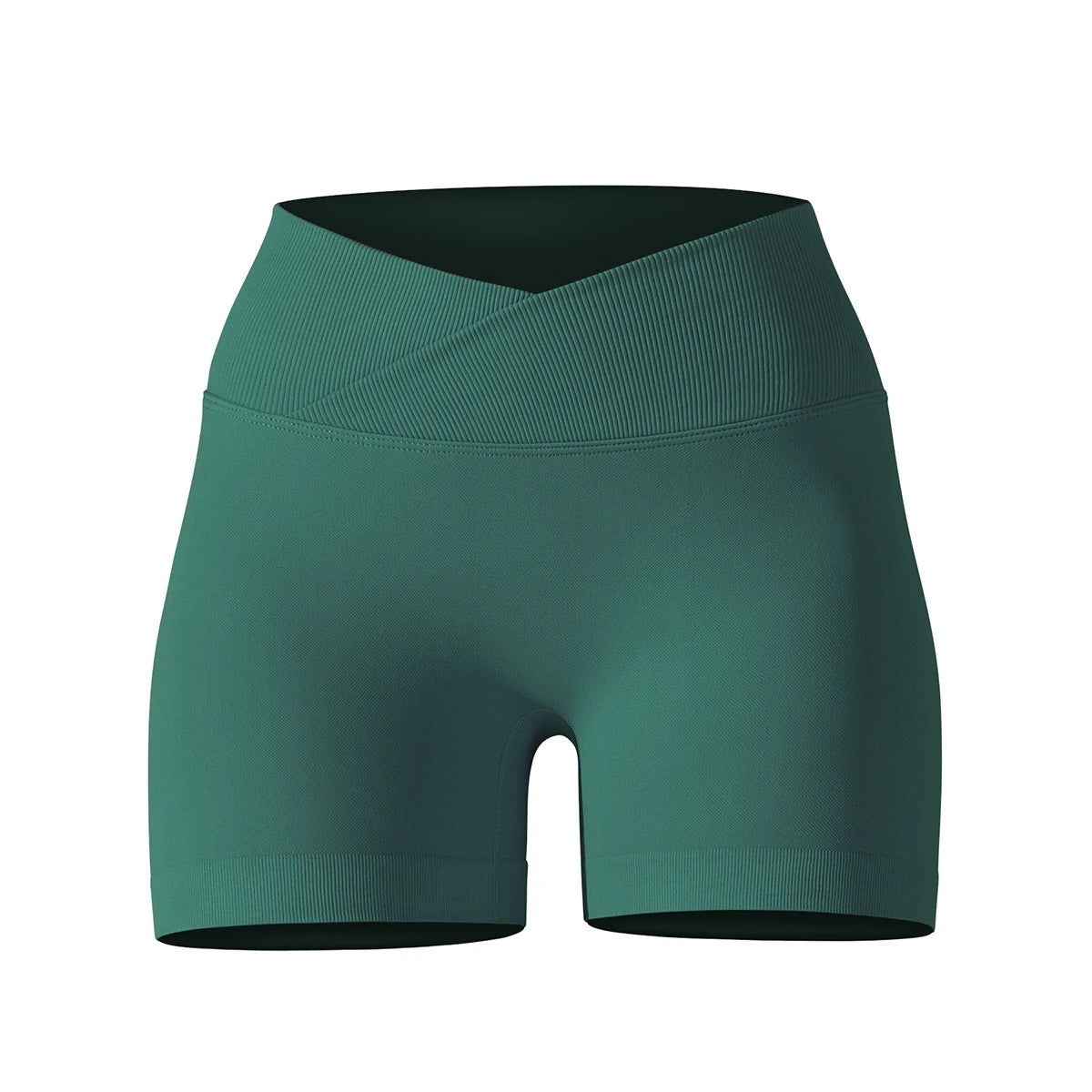 Women’s High Waist Crossover Yoga Shorts