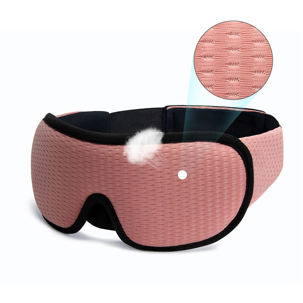 3D Padded Sleep Mask – Light Blocking Eyeshade Eyepatch
