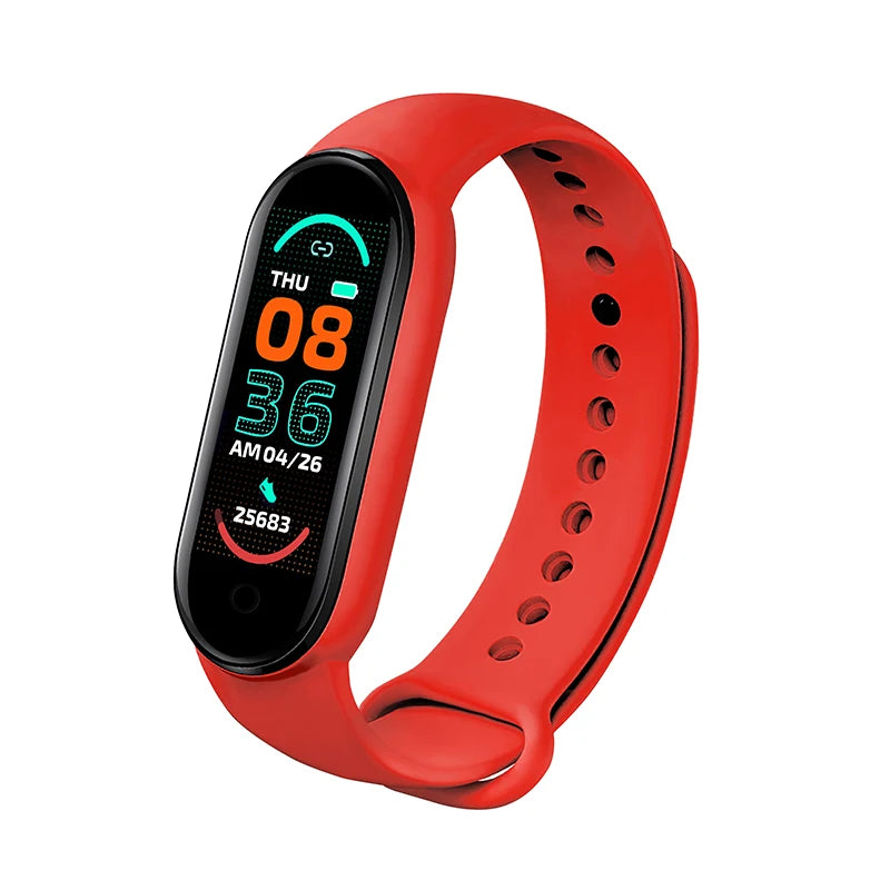 M6 Smart Watch – Fitness Tracker Bracelet with Heart Rate & Blood Pressure Monitor