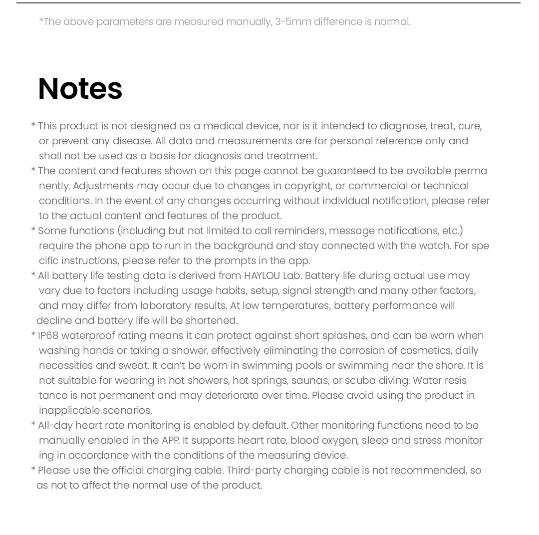 HAYLOU S6 Smart Watch – Voice Calling & Health Monitoring