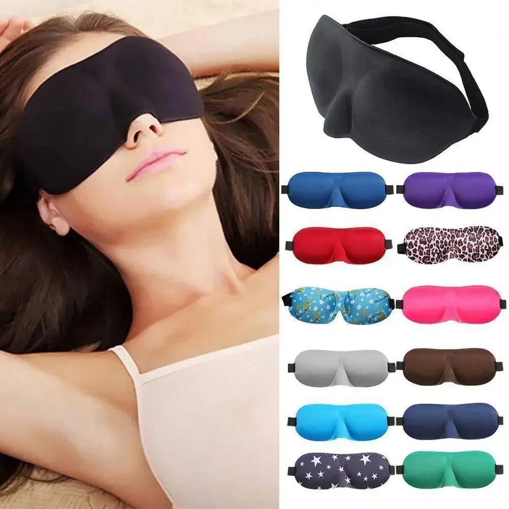 Sleep Mask for Side Sleepers – Portable Light Blocking Blindfold