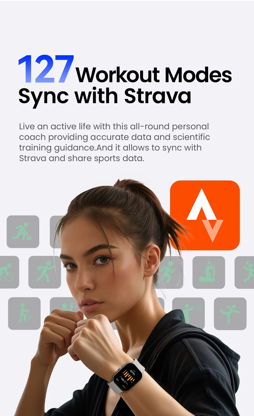 HAYLOU S6 Smart Watch – Voice Calling & Health Monitoring