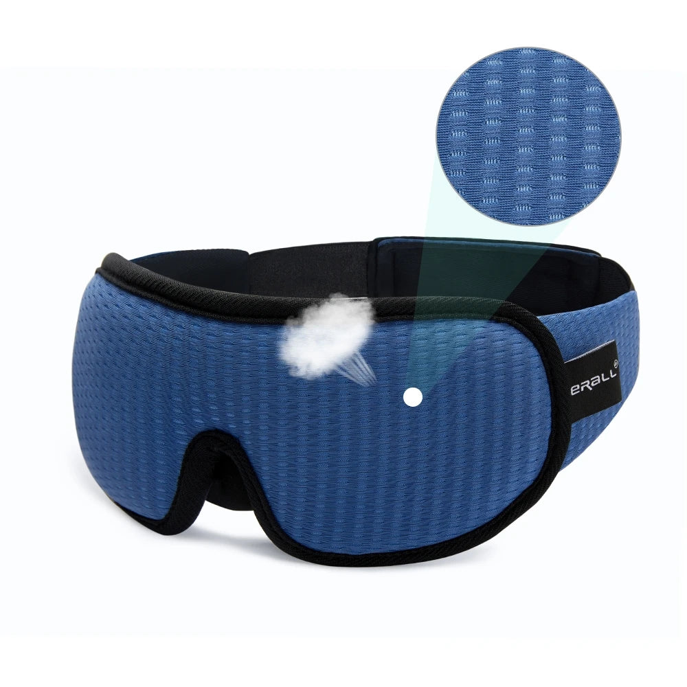3D Padded Sleep Mask – Light Blocking Eyeshade Eyepatch