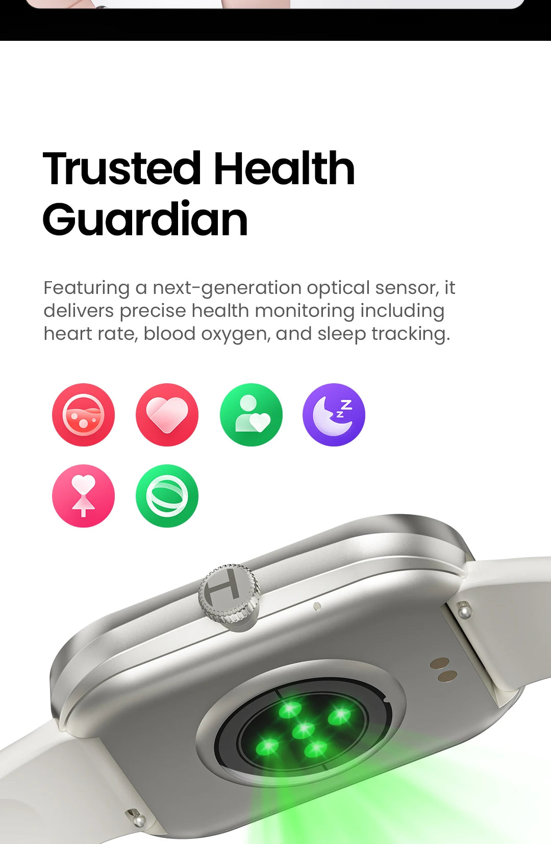 HAYLOU S6 Smart Watch – Voice Calling & Health Monitoring