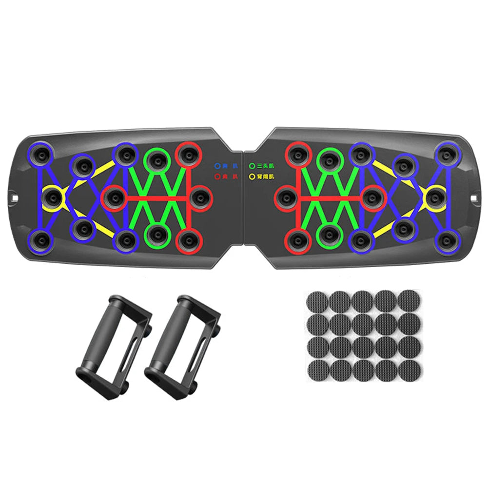 Foldable Push-Up Board – Multifunctional Portable Fitness Trainer