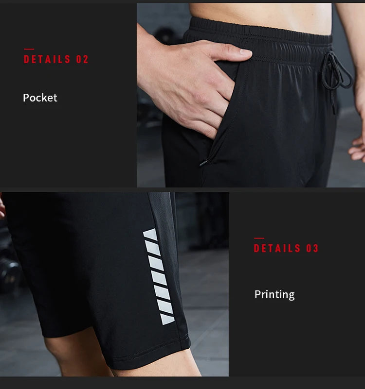 Men’s Black Running Shorts