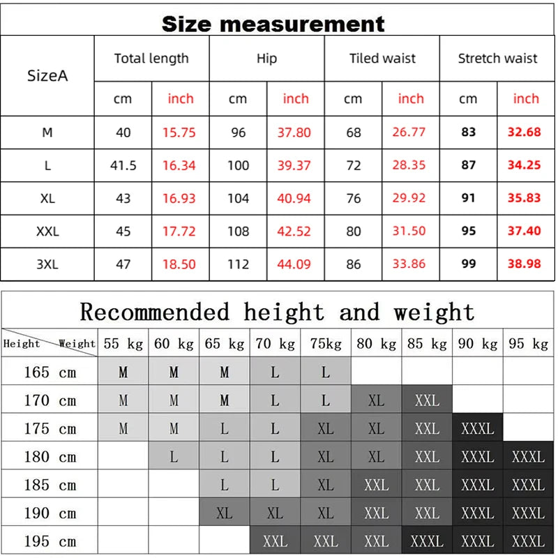 Men’s Multi-Pocket Fitness & Running Shorts – Casual Beach & Sports