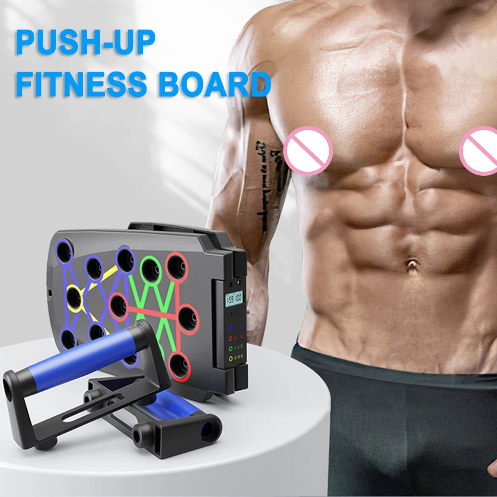 Foldable Push-Up Board – Multifunctional Portable Fitness Trainer