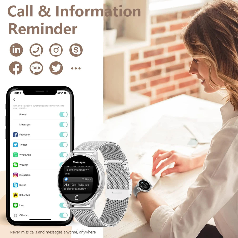 MEVADEN Y22 Smart Watch – Bluetooth Call & Fitness Tracker