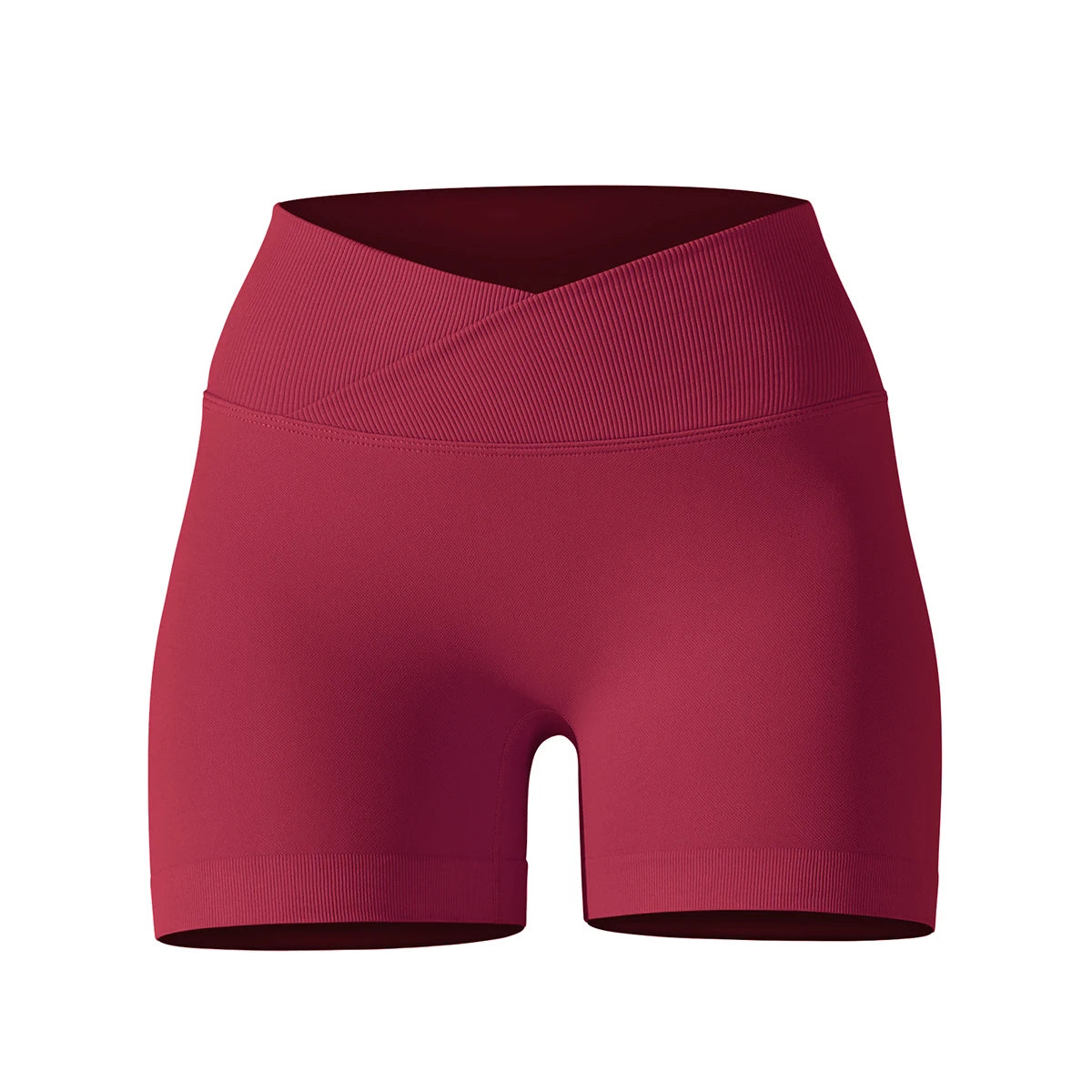 Women’s High Waist Crossover Yoga Shorts