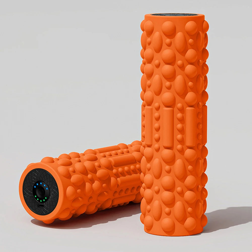 Electric Vibrating Foam Roller – Rechargeable 5-Mode Muscle Massager