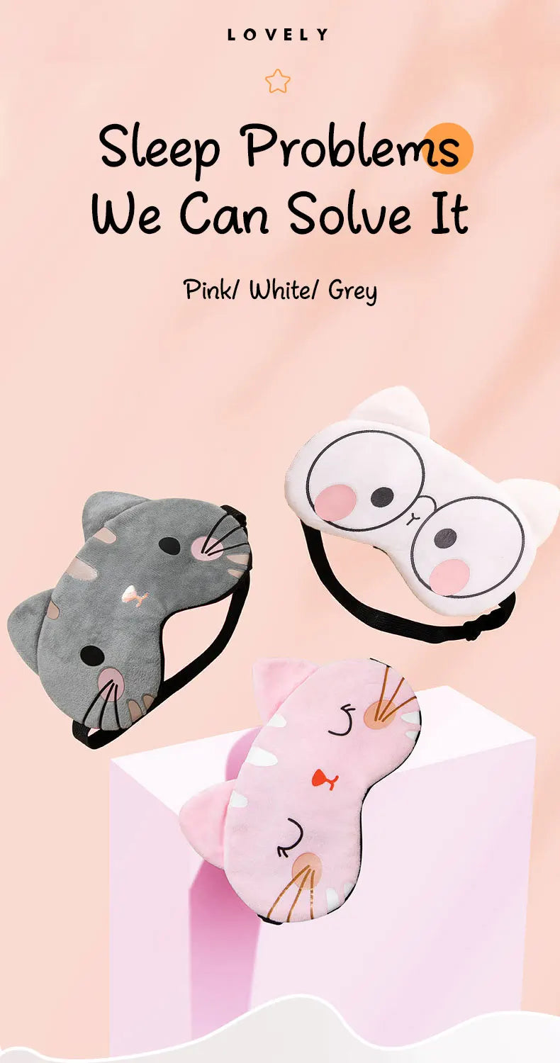 Sleeping Eye Mask – Travel & Relax Eyeshade for Women