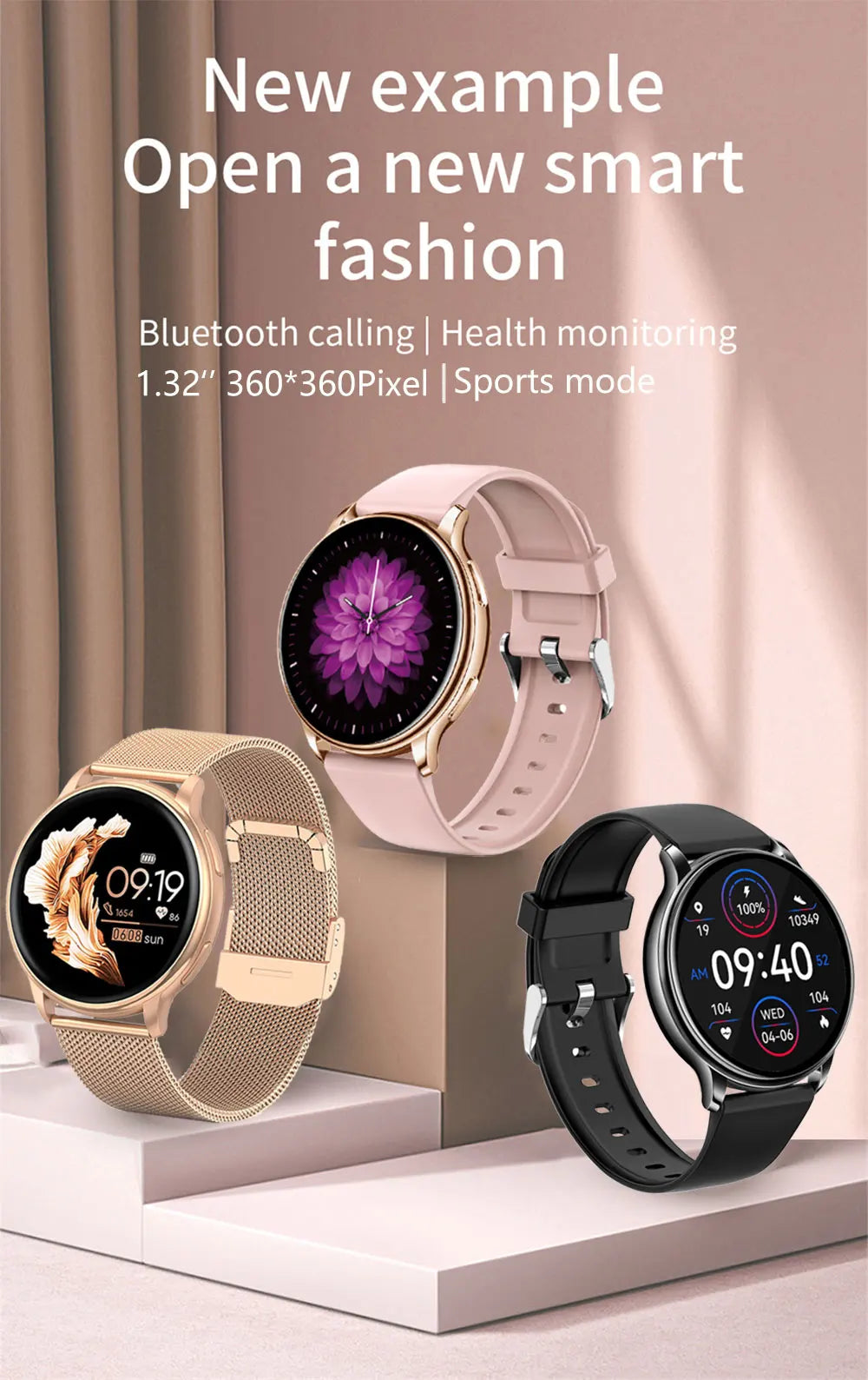 MEVADEN Y22 Smart Watch – Bluetooth Call & Fitness Tracker