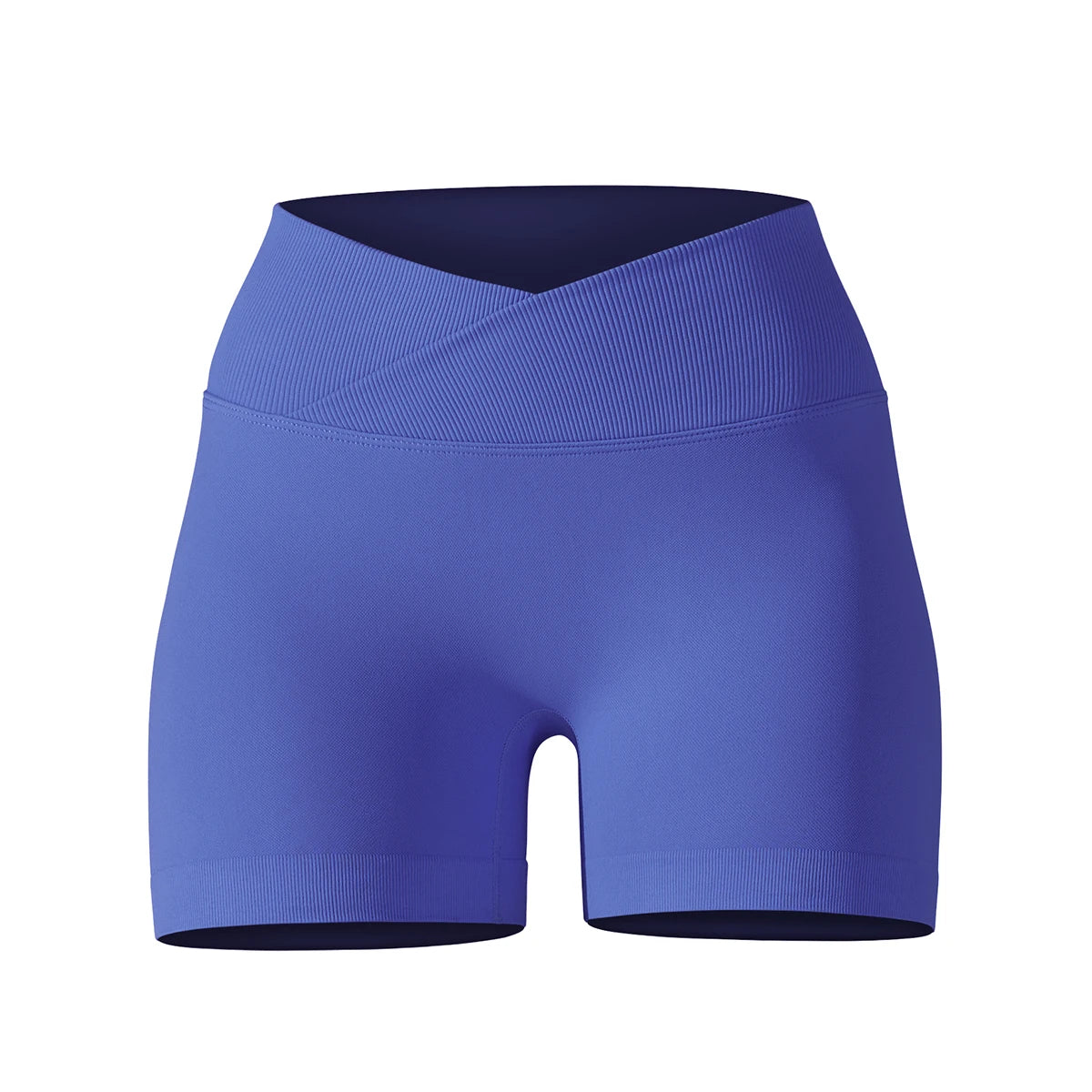 Women’s High Waist Crossover Yoga Shorts
