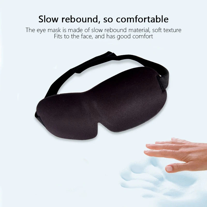 Sleep Mask for Side Sleepers – Portable Light Blocking Blindfold